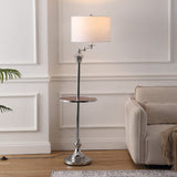 Iris 60" Metal/Glass LED Side and Floor Lamp