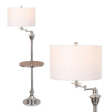 Iris 60" Metal/Glass LED Side and Floor Lamp