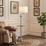 Iris 60" Metal/Glass LED Side and Floor Lamp