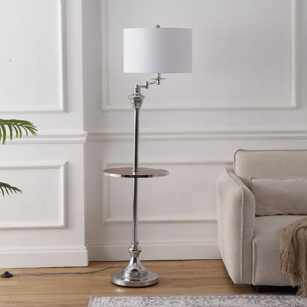 Iris 60" Metal/Glass LED Side and Floor Lamp