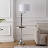 Iris 60" Metal/Glass LED Side and Floor Lamp
