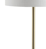 Jamari 59" Metal/Wood LED Floor Lamp with Table