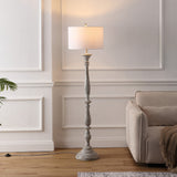 Kassandra 61.5" Resin Spindle LED Floor Lamp