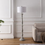 Kassandra 61.5" Resin Spindle LED Floor Lamp
