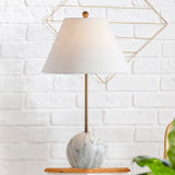 Lombard 29" Minimalist Resin/Metal LED Table Lamp