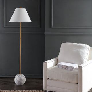 Downing 63.5" Minimalist Resin/Metal LED Floor Lamp