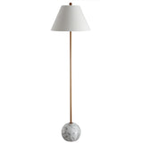 Downing 63.5" Minimalist Resin/Metal LED Floor Lamp