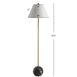 Downing 63.5" Minimalist Resin/Metal LED Floor Lamp