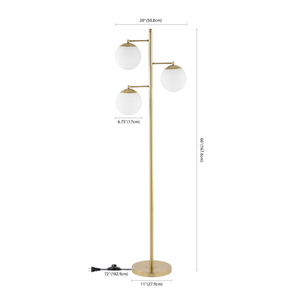 Dimension Image Brass Gold/White