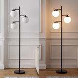 Vintage Brass 66" Modern Vintage Iron LED Floor Lamp