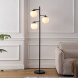 Vintage Brass 66" Modern Vintage Iron LED Floor Lamp