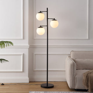 Vintage Brass 66" Modern Vintage Iron LED Floor Lamp