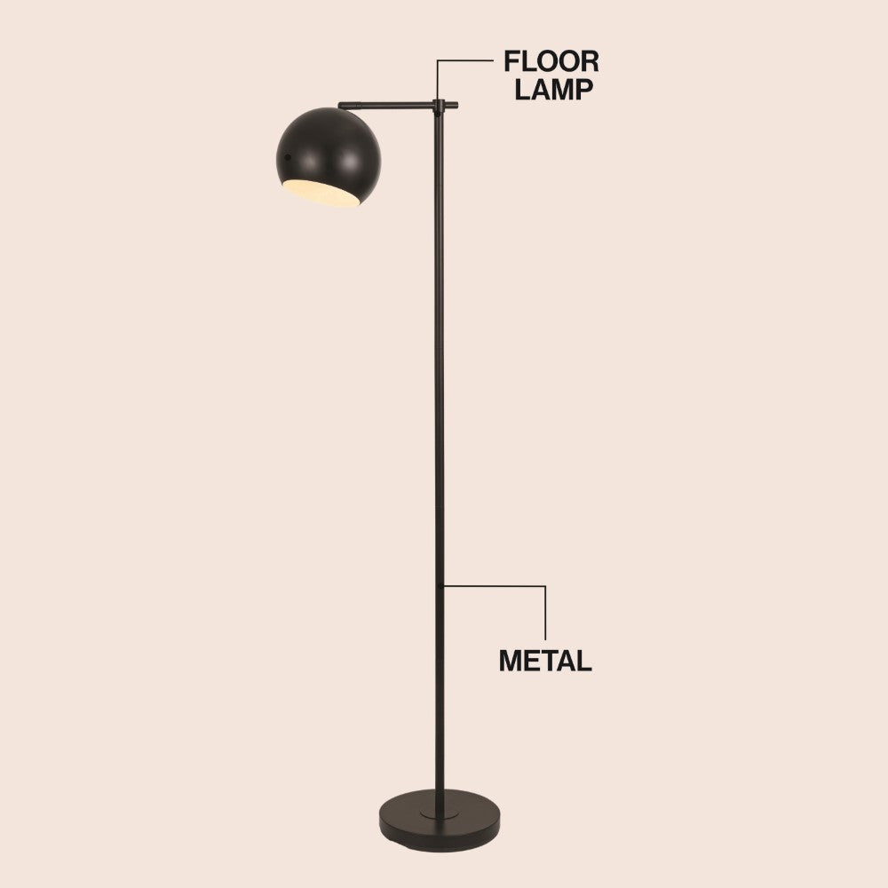 Sparks 58.5"  Modern Contemporary Iron LED Floor Lamp