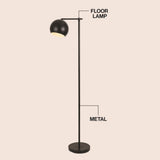 Sparks 58.5"  Modern Contemporary Iron LED Floor Lamp