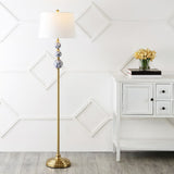 Jaxon 62.5" Classic Midcentury Iron LED Floor Lamp