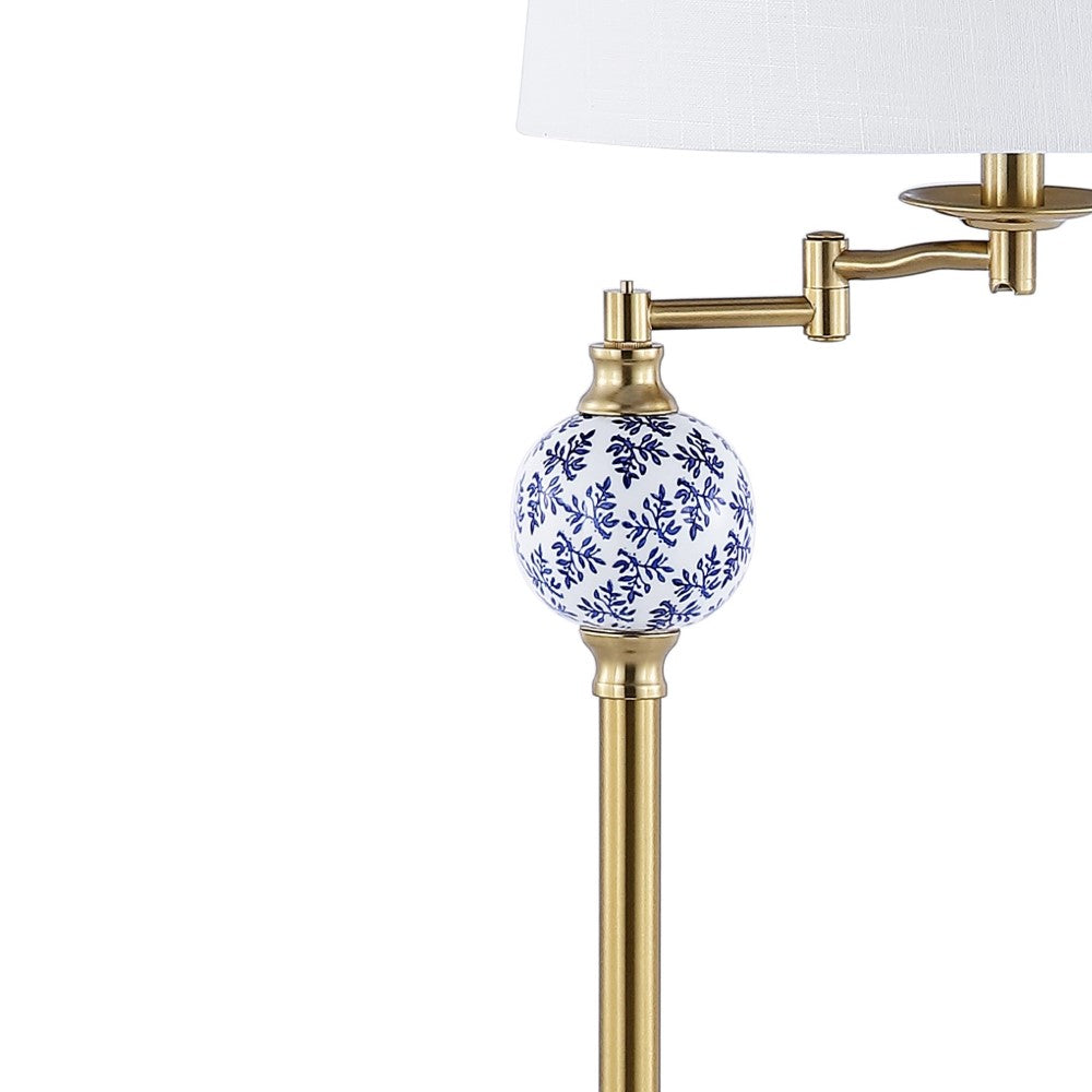 Bradley 61.5" Classic Midcentury Iron LED Floor Lamp