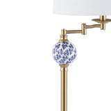 Bradley 61.5" Classic Midcentury Iron LED Floor Lamp