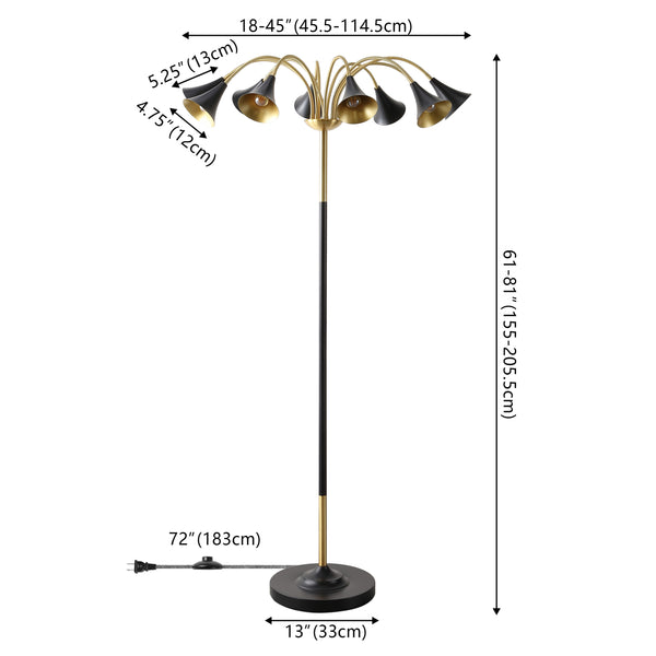 Dimension Image Black/Brass Gold