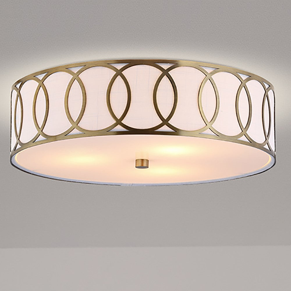 Jazmine Metal LED Flush Mount