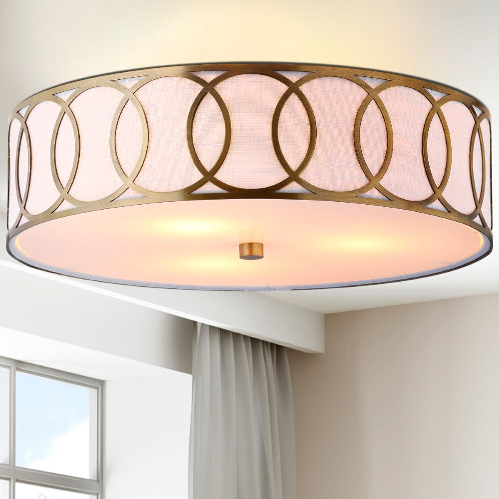 Jazmine Metal LED Flush Mount