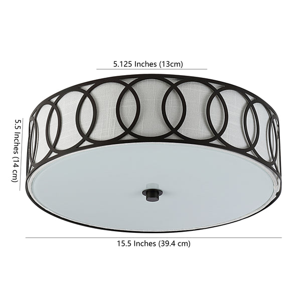 Dimension Image Oil Rubbed Bronze / 3 Light