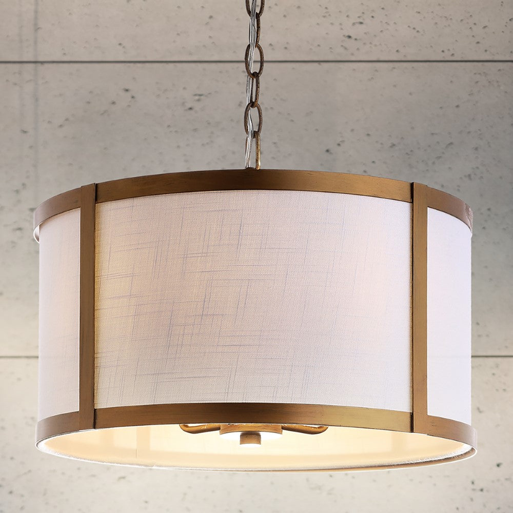 Myles 17" Metal LED Pendant Light