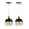 Brass Gold/Black (Set of 2)