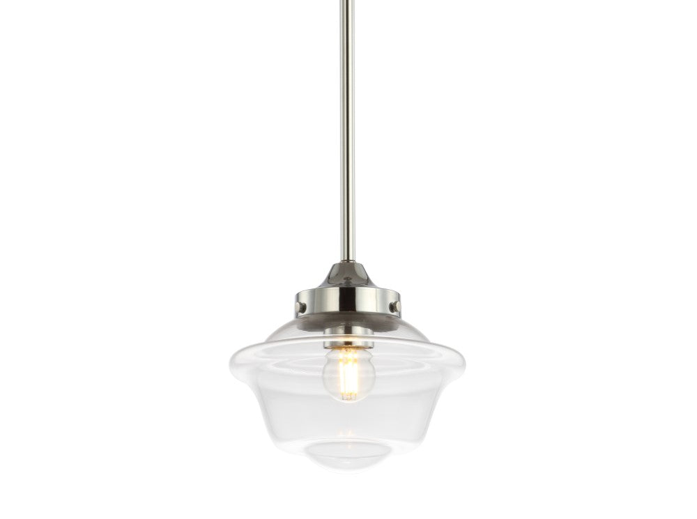 Elk Adjustable Drop Metal/Glass LED Pendant