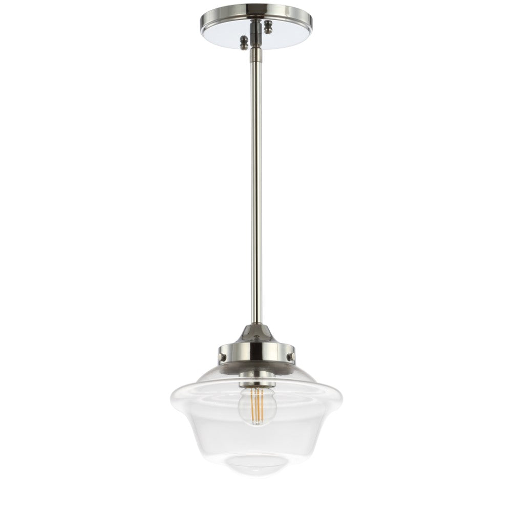 Elk Adjustable Drop Metal/Glass LED Pendant