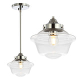 Elk Adjustable Drop Metal/Glass LED Pendant