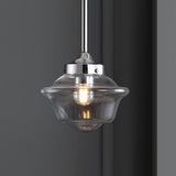Elk Adjustable Drop Metal/Glass LED Pendant