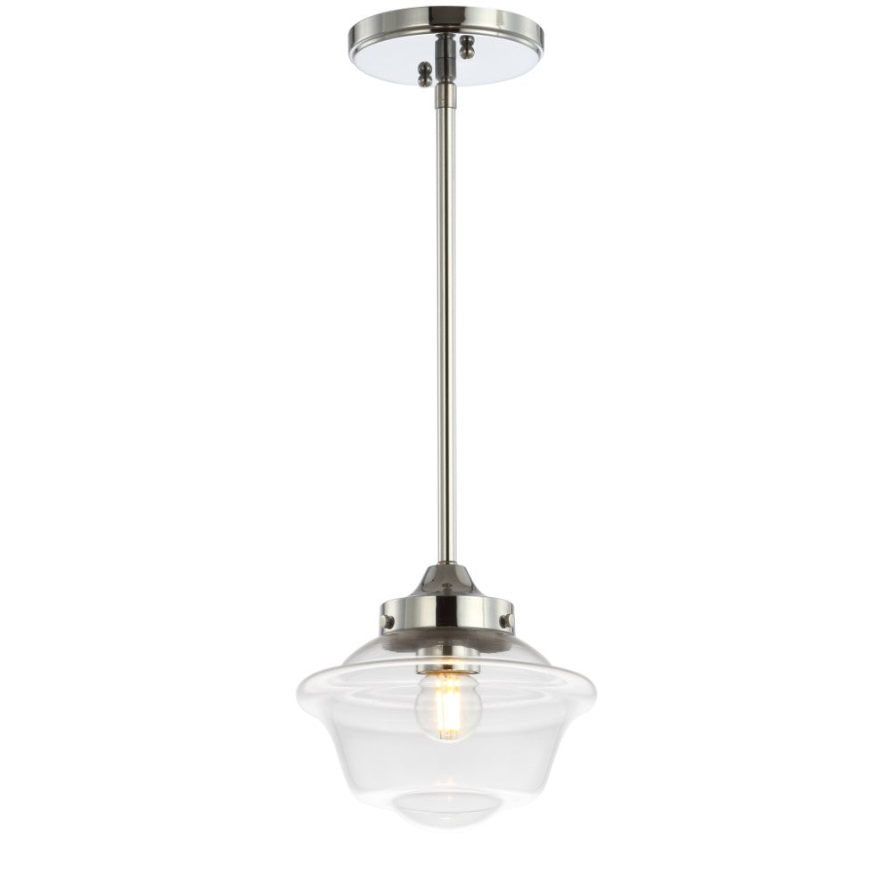 Elk Adjustable Drop Metal/Glass LED Pendant
