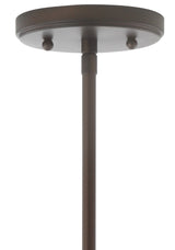 Elk Adjustable Drop Metal/Glass LED Pendant