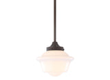 Elk Adjustable Drop Metal/Glass LED Pendant