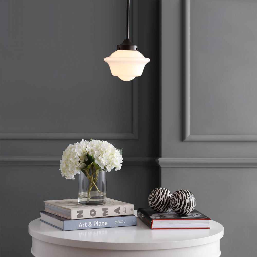 Elk Adjustable Drop Metal/Glass LED Pendant