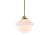 Elk Adjustable Drop Metal/Glass LED Pendant
