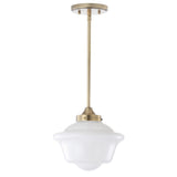 Elk Adjustable Drop Metal/Glass LED Pendant