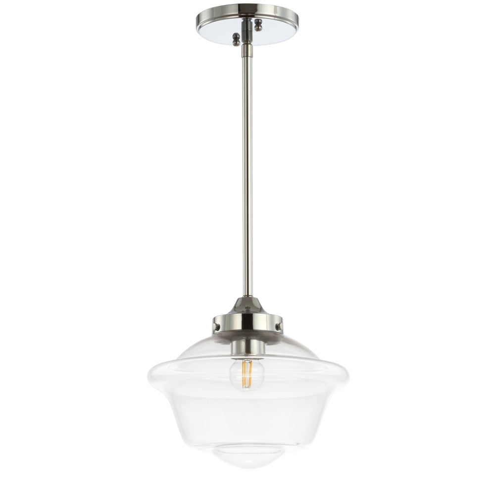 Elk Adjustable Drop Metal/Glass LED Pendant