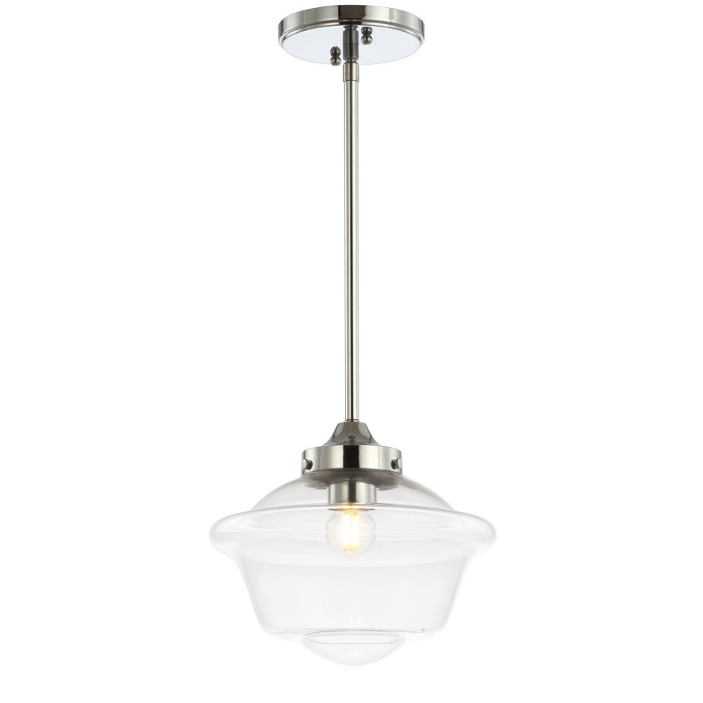 Elk Adjustable Drop Metal/Glass LED Pendant