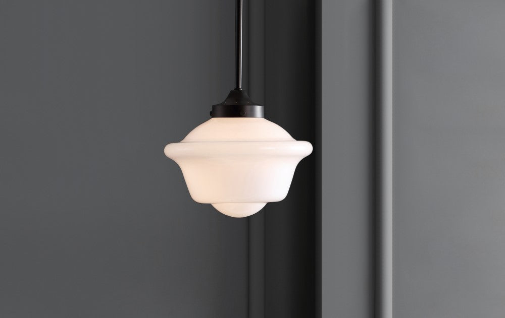 Elk Adjustable Drop Metal/Glass LED Pendant