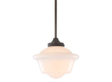 Elk Adjustable Drop Metal/Glass LED Pendant