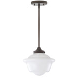 Elk Adjustable Drop Metal/Glass LED Pendant