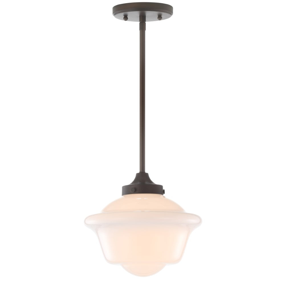 Elk Adjustable Drop Metal/Glass LED Pendant