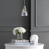 Clematis 5.5" Adjustable Metal/Glass LED Pendant