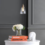 Clematis 5.5" Adjustable Metal/Glass LED Pendant