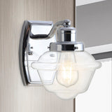 Beck Iron/Glass schoolhouse LED Vanity Light