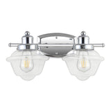 Beck Iron/Glass schoolhouse LED Vanity Light