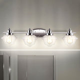 Beck Iron/Glass schoolhouse LED Vanity Light