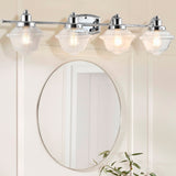Beck Iron/Glass schoolhouse LED Vanity Light