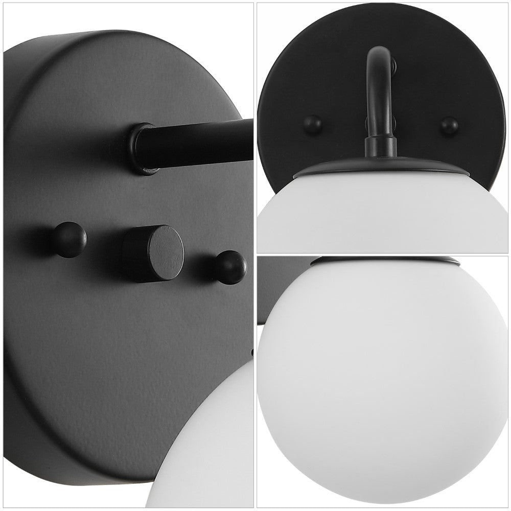 Zhouer Parisian Globe Metal/Frosted Glass Modern Contemporary LED Vanity